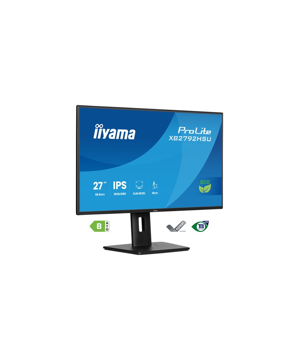 Écran LED - 27" - 1920 x 1080 Full HD (1080p) @ 120 Hz - IPS - 300 cd/m² - 1500:1 - 3 ms - HDMI, DisplayPort - haut-parleurs - n