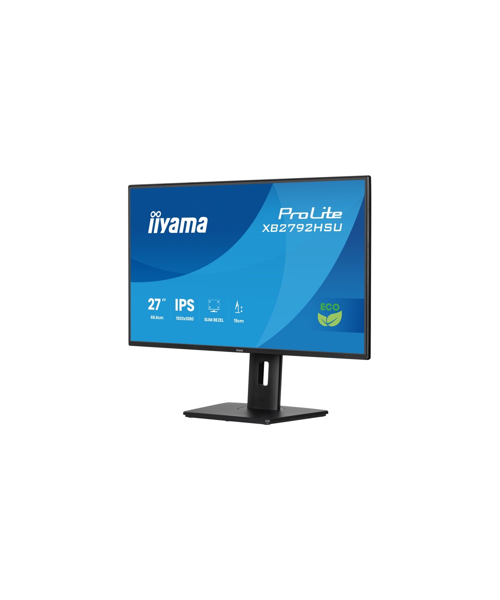 Écran LED - 27" - 1920 x 1080 Full HD (1080p) @ 120 Hz - IPS - 300 cd/m² - 1500:1 - 3 ms - HDMI, DisplayPort - haut-parleurs - n
