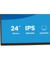 Écran LED - 24" - 1920 x 1080 Full HD (1080p) @ 120 Hz - IPS - 300 cd/m² - 1500:1 - 3 ms - HDMI, DisplayPort - haut-parleurs - n