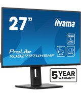 Écran LED - 27" - 3840 x 2160 4K @ 60 Hz - IPS - 350 cd/m² - 1300:1 - 4 ms - HDMI, DisplayPort, USB-C - haut-parleurs - noir, ma