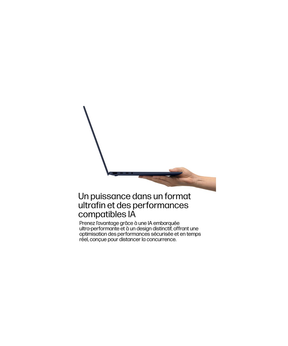 HP PC portable Intel Core Ultra X7 358H / jusqu'à 4.8 GHz D90PTAT#ABF