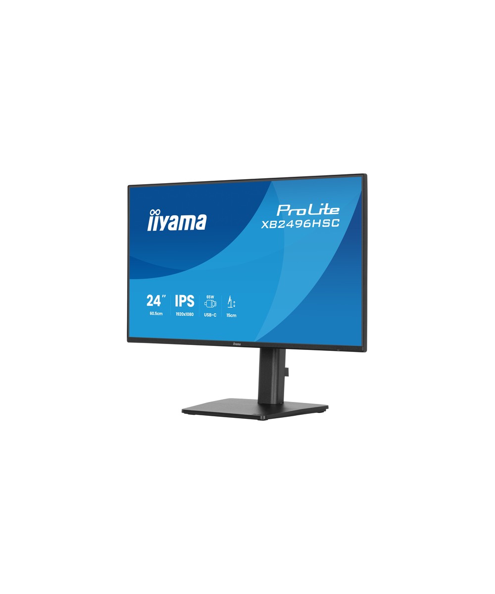 Écran LED - 24" (23.8" visualisable) - 1920 x 1080 Full HD (1080p) @ 144 Hz - IPS - 300 cd/m² - 1500:1 - 3 ms - HDMI, USB-C - ha