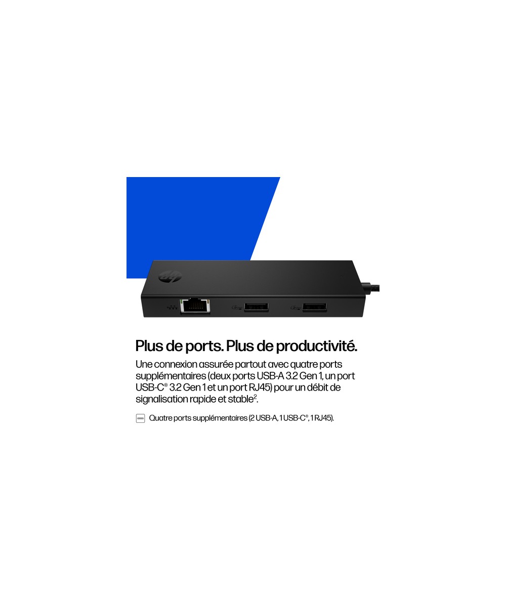 HP Concentrateur USB-C Portable HP B8SU8UT