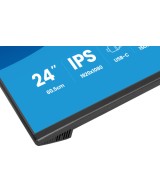 Écran LED - 24" (23.8" visualisable) - 1920 x 1080 Full HD (1080p) @ 144 Hz - IPS - 300 cd/m² - 1500:1 - 3 ms - HDMI, USB-C - ha