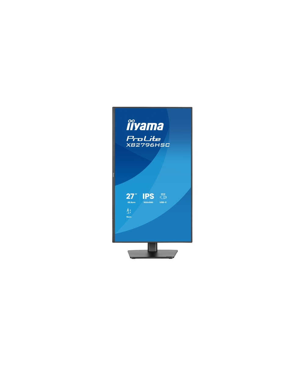 Écran LED - 27" - 1920 x 1080 Full HD (1080p) @ 144 Hz - IPS - 300 cd/m² - 1500:1 - 3 ms - HDMI, USB-C - haut-parleurs - noir, m