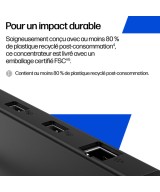 HP Concentrateur USB-C Portable HP B8SU8UT
