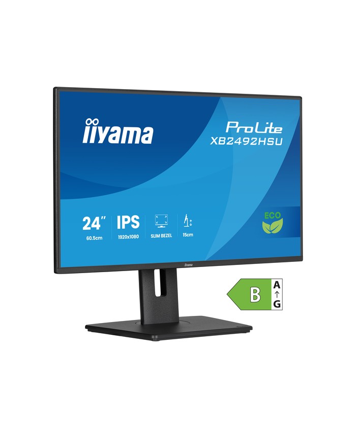 Écran LED - 24" (23.8" visualisable) - 1920 x 1080 Full HD (1080p) @ 120 Hz - IPS - 300 cd/m² - 1500:1 - 3 ms - HDMI, DisplayPor