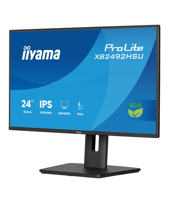 Écran LED - 24" (23.8" visualisable) - 1920 x 1080 Full HD (1080p) @ 120 Hz - IPS - 300 cd/m² - 1500:1 - 3 ms - HDMI, DisplayPor