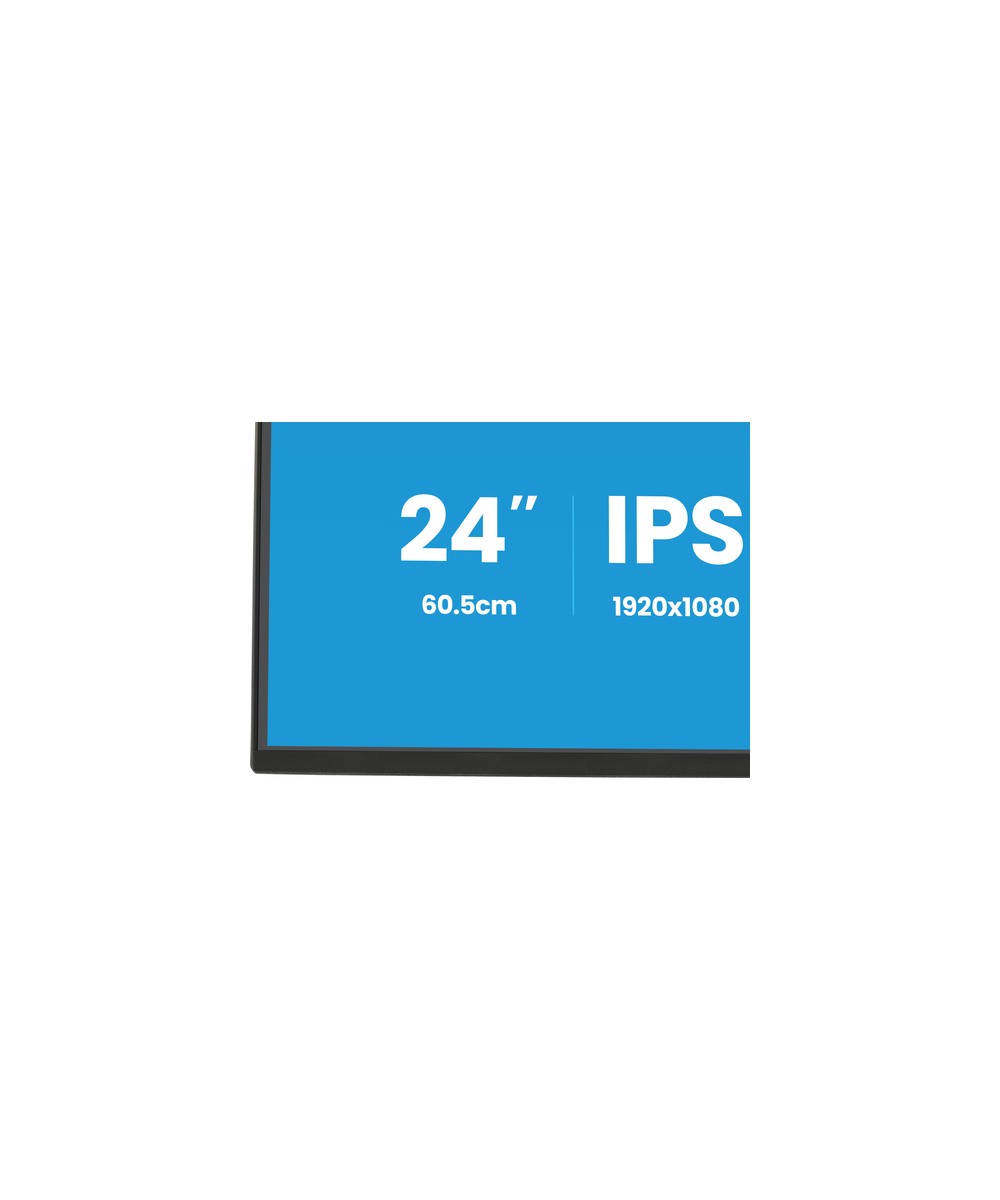 Écran LED - 24" (23.8" visualisable) - 1920 x 1080 Full HD (1080p) @ 120 Hz - IPS - 300 cd/m² - 1500:1 - 3 ms - HDMI, DisplayPor