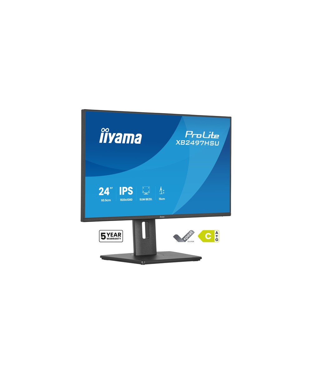 Écran LED - 24" (23.8" visualisable) - 1920 x 1080 Full HD (1080p) @ 120 Hz - IPS - 350 cd/m² - 1500:1 - 4 ms - HDMI, DisplayPor