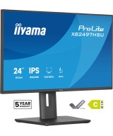 Écran LED - 24" (23.8" visualisable) - 1920 x 1080 Full HD (1080p) @ 120 Hz - IPS - 350 cd/m² - 1500:1 - 4 ms - HDMI, DisplayPor