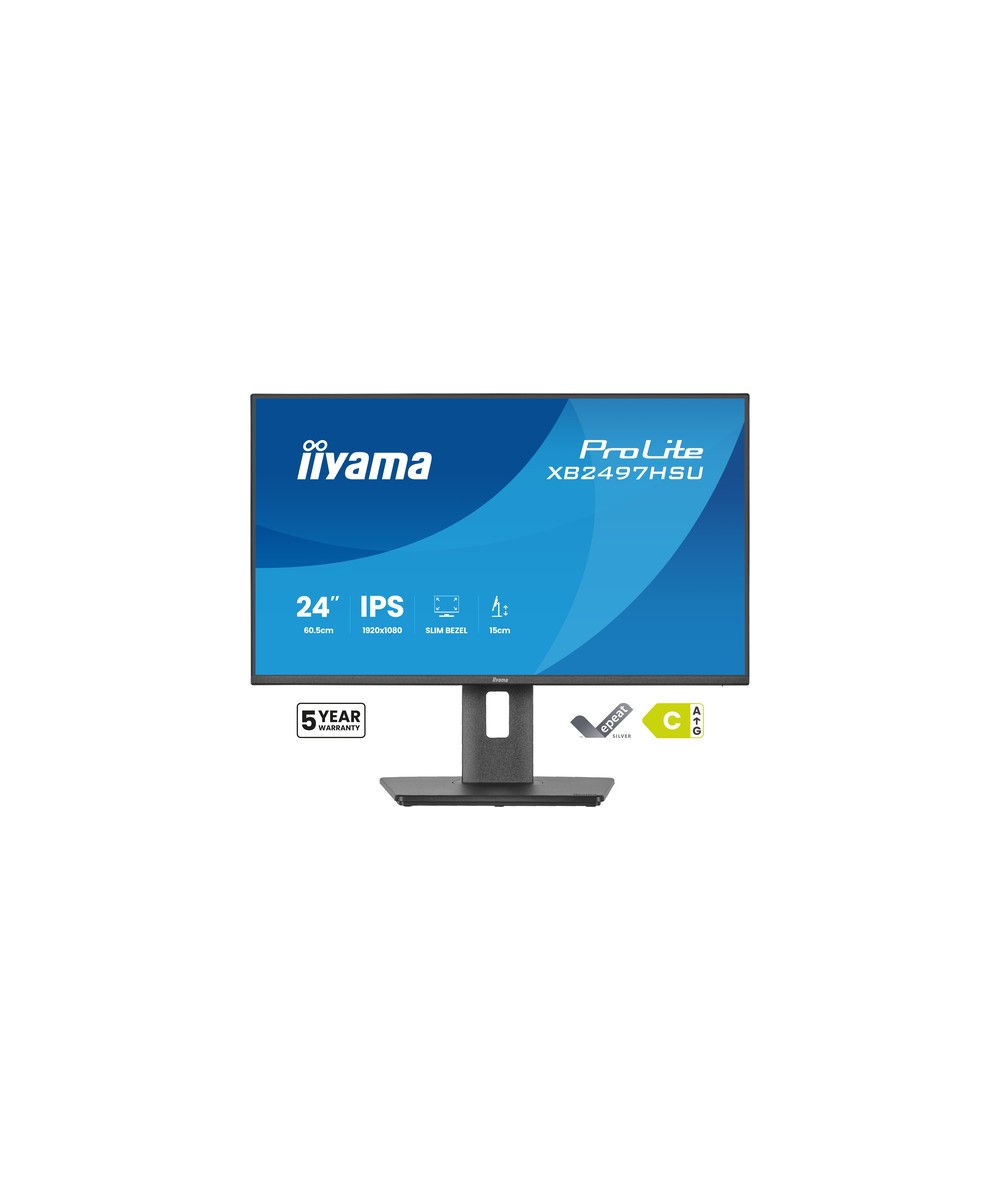 Écran LED - 24" (23.8" visualisable) - 1920 x 1080 Full HD (1080p) @ 120 Hz - IPS - 350 cd/m² - 1500:1 - 4 ms - HDMI, DisplayPor