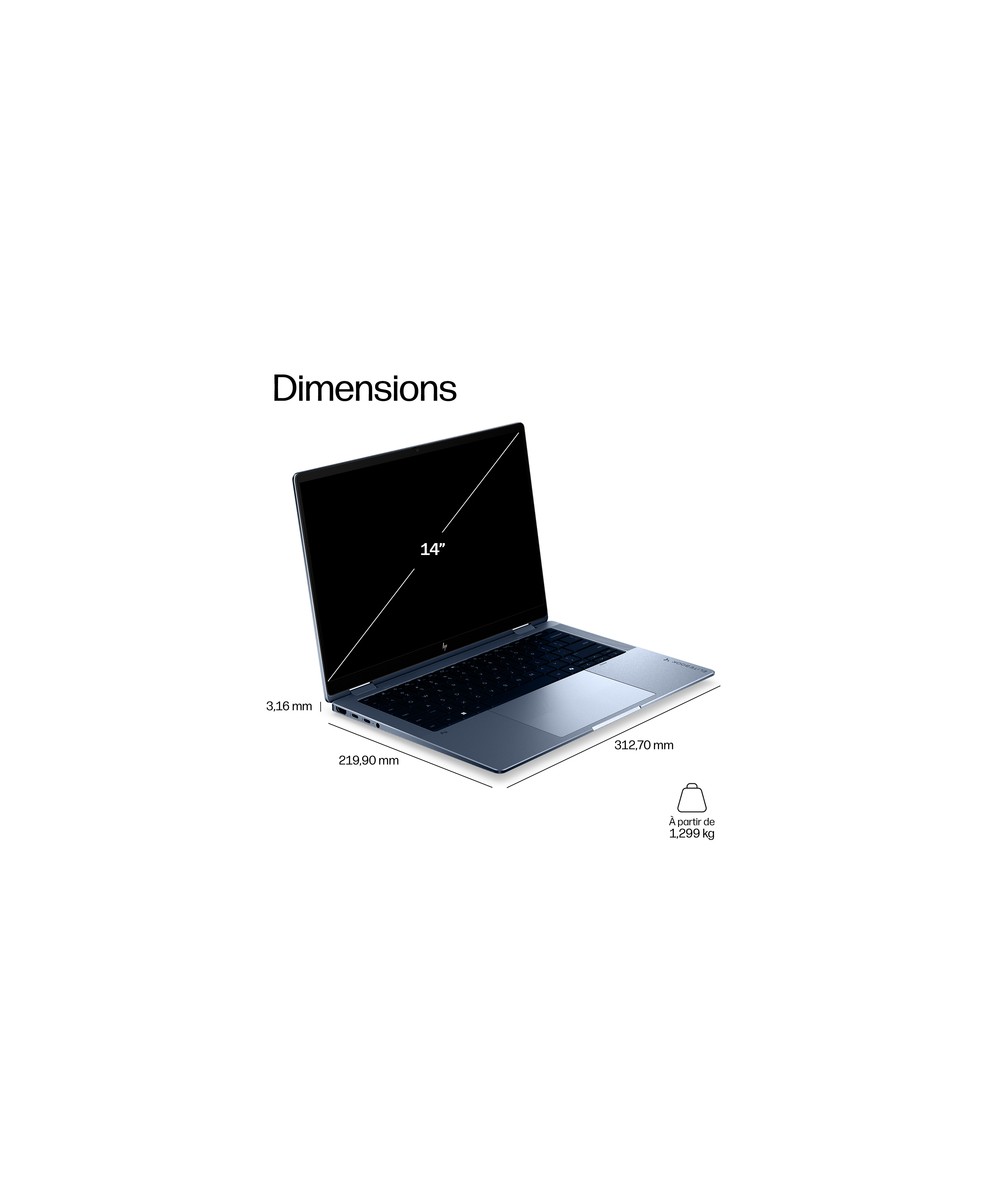 HP PC portable Intel Core Ultra 5 325 / jusqu'à 4.5 GHz DM8Z3ET#ABF