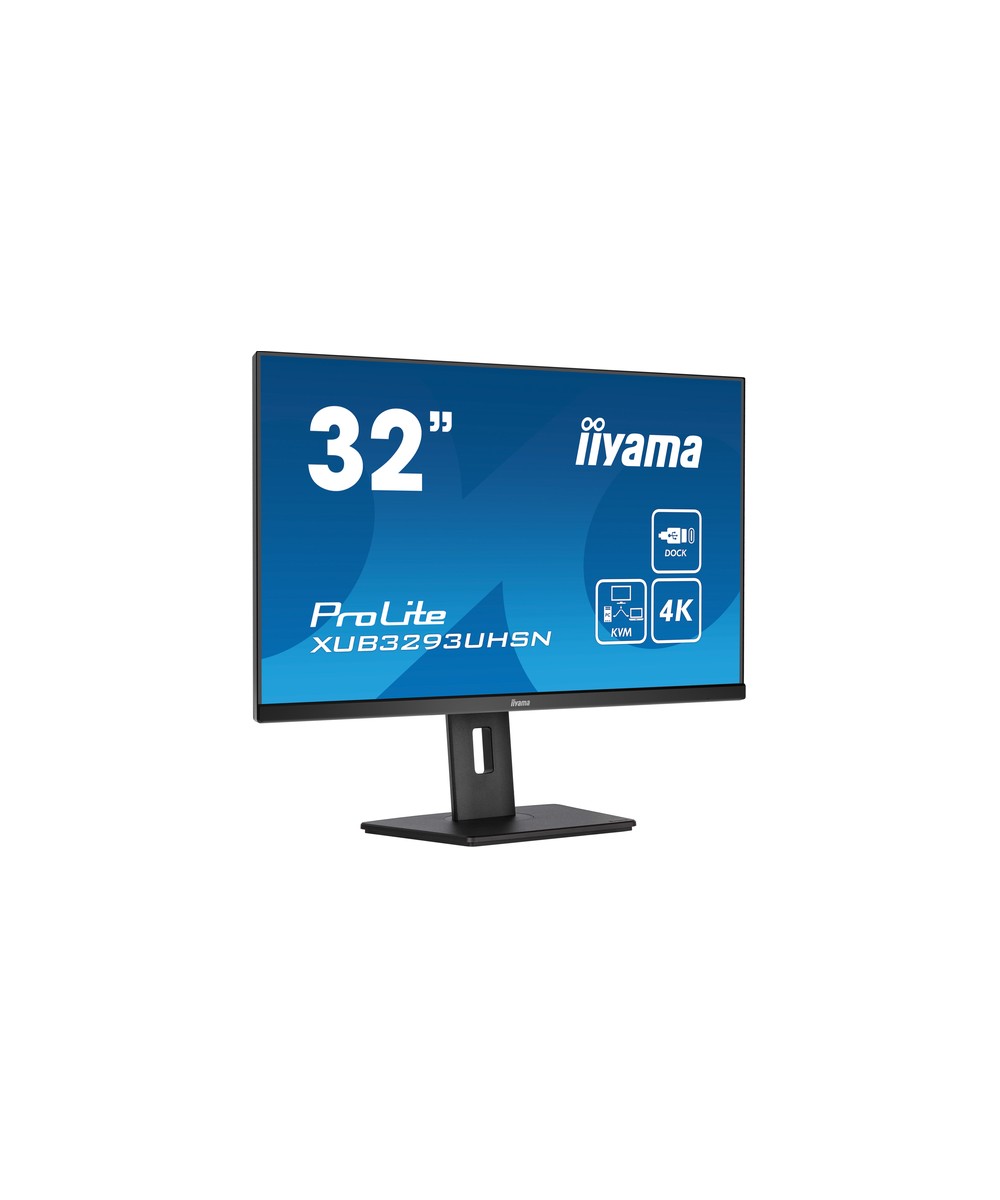 31,5", dalle IPS, 3840x2160, 350 cd/m², 1000:1 typique, Haut-parleurs et écouteurs , 1xHDMI, 1xDisplayPort, 1xUSB-C, USB-HUB (2x