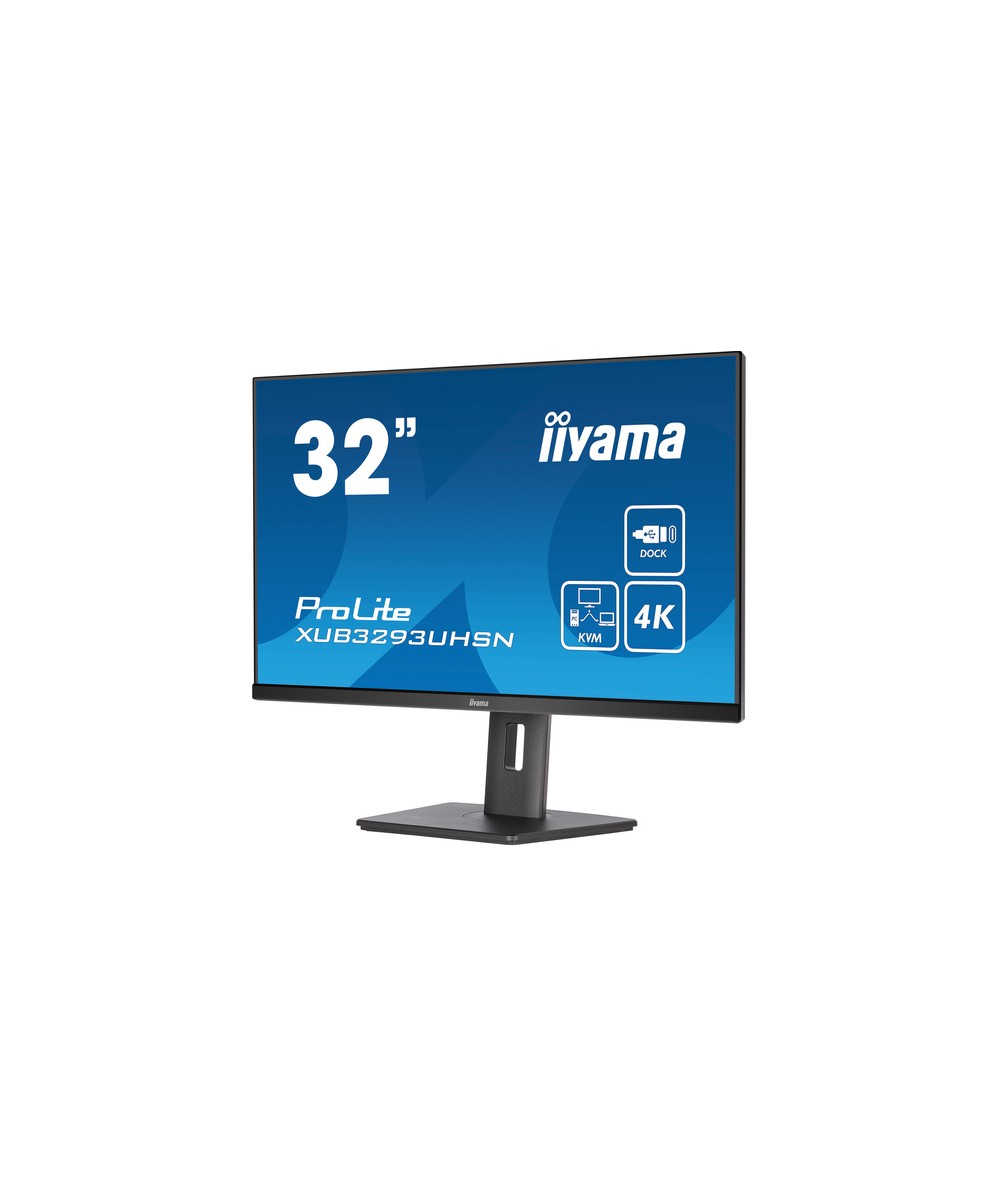 31,5", dalle IPS, 3840x2160, 350 cd/m², 1000:1 typique, Haut-parleurs et écouteurs , 1xHDMI, 1xDisplayPort, 1xUSB-C, USB-HUB (2x