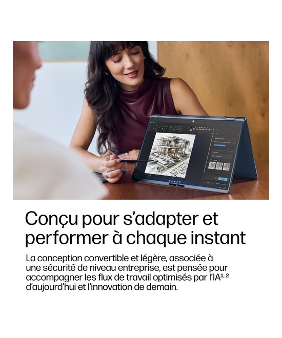 HP PC portable Intel Core Ultra 7 356H / jusqu'à 4.7 GHz DM8Z0ET#ABF