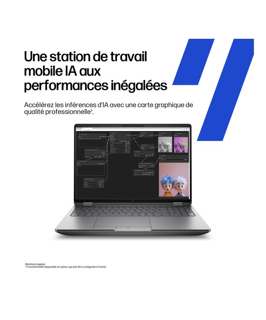HP Station de travail portable Intel Core Ultra 9 290HX Plus / jusqu'à 5.5 GHz DW8E0ET#ABF