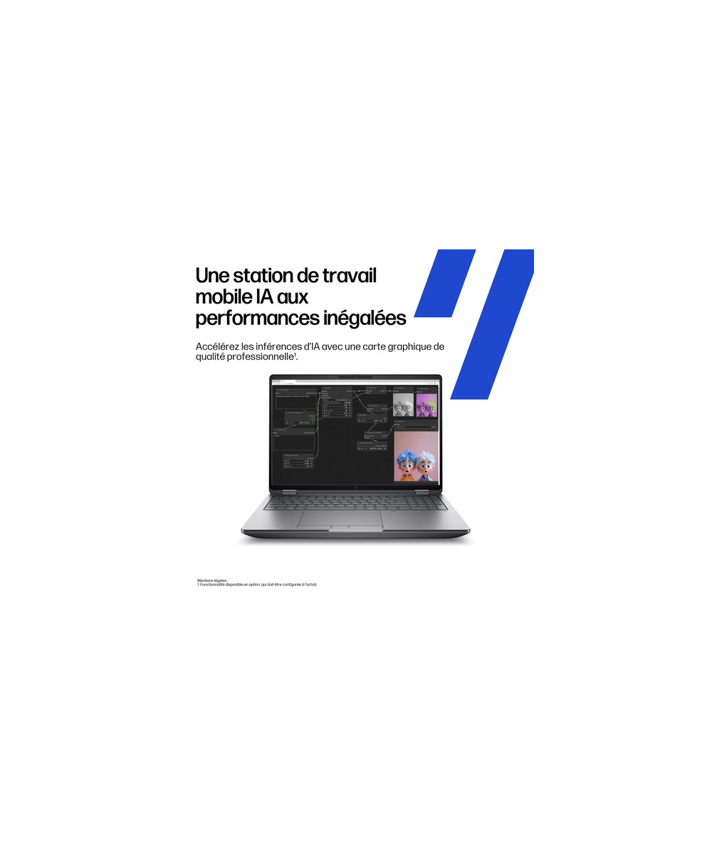 HP Station de travail portable Intel Core Ultra 9 290HX Plus / jusqu'à 5.5 GHz DW8E0ET#ABF