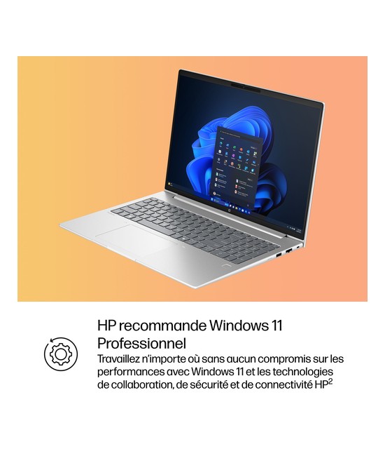 HP PC portable Intel Core 5 120U / jusqu'à 5 GHz DD7X4AT#ABF