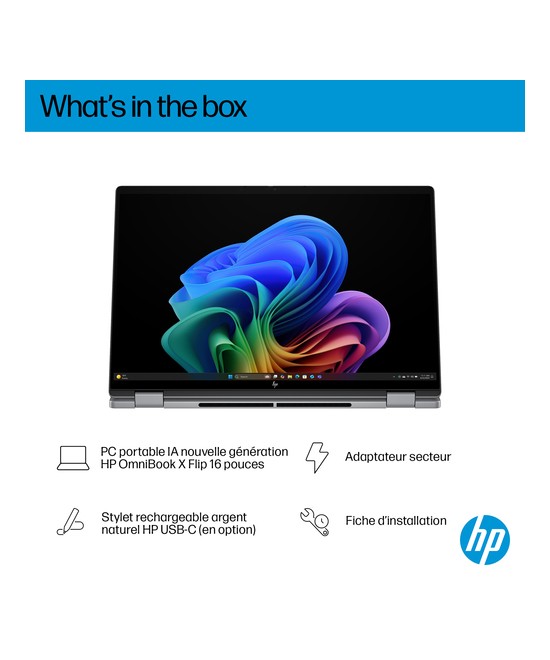 HP PC portable AMD Ryzen AI 7 350 / jusqu'à 5 GHz E0AS5EA#ABF