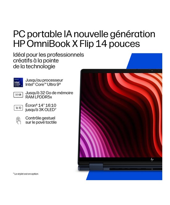 HP PC portable Intel Core Ultra 5 325 / jusqu'à 4.5 GHz E0AS4EA#ABF