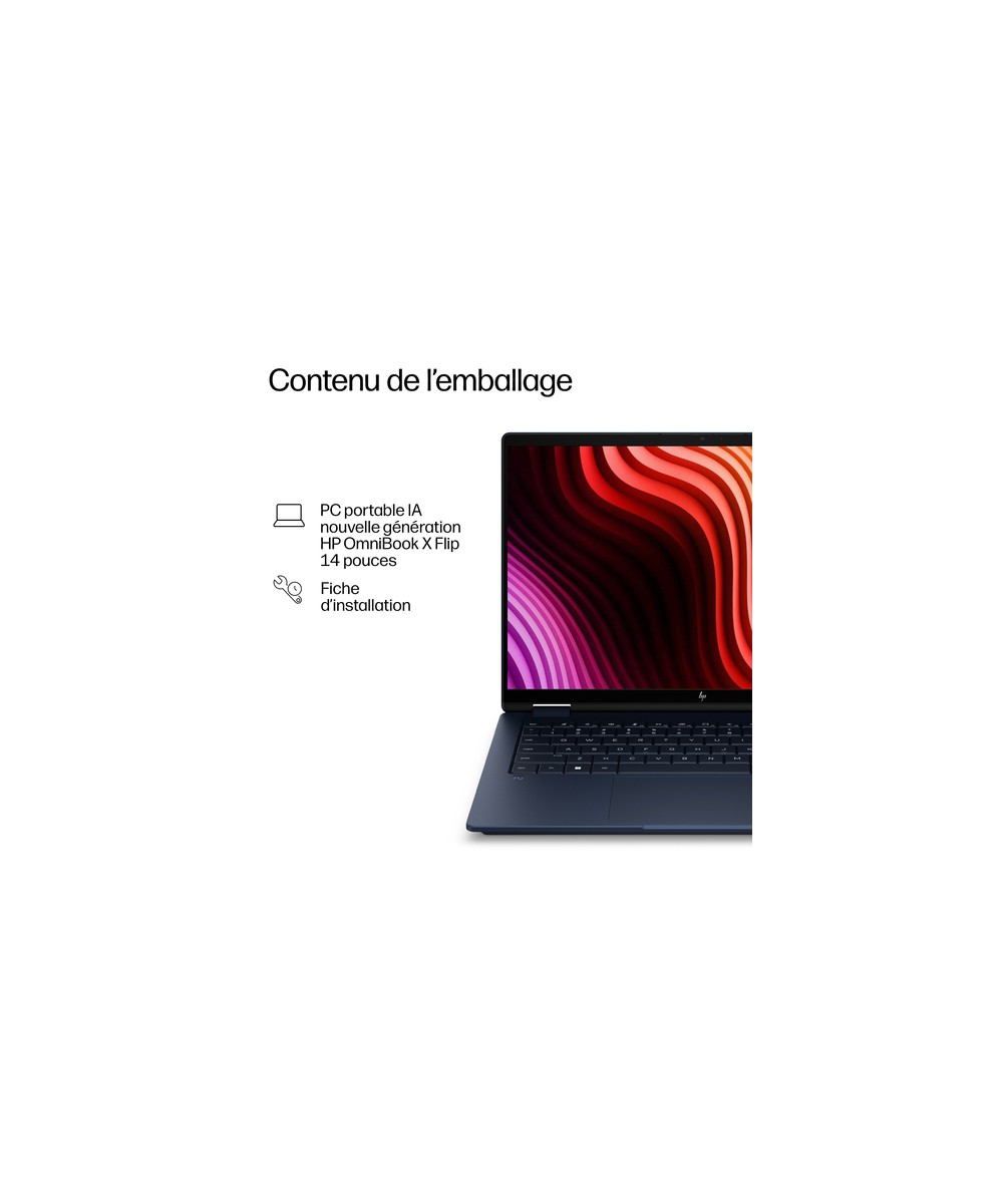 HP PC portable Intel Core Ultra 5 325 / jusqu'à 4.5 GHz E0AS4EA#ABF