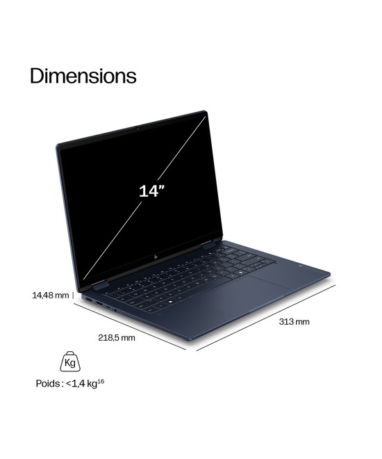 HP PC portable Intel Core Ultra 5 325 / jusqu'à 4.5 GHz E0AS4EA#ABF