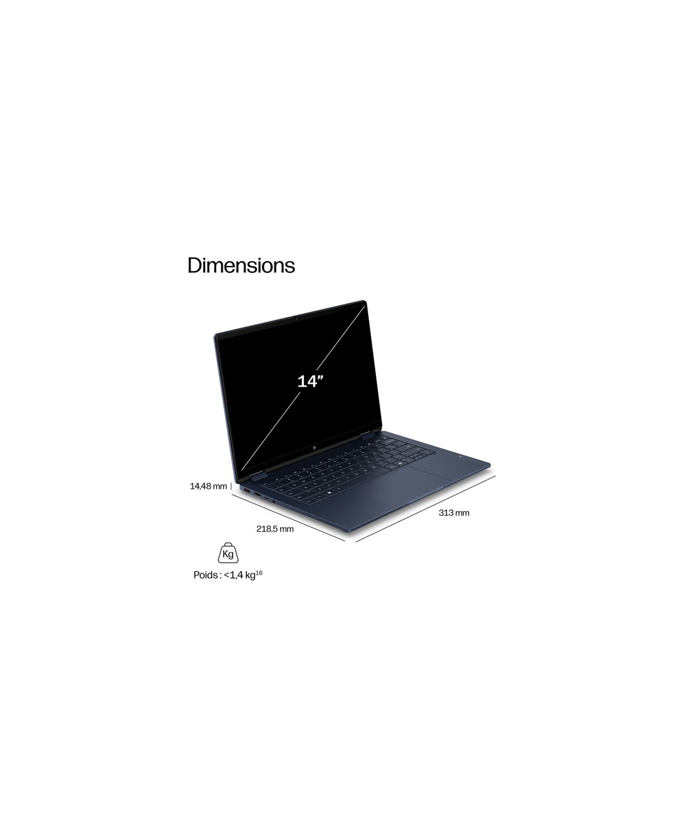 HP PC portable Intel Core Ultra 5 325 / jusqu'à 4.5 GHz E0AS4EA#ABF