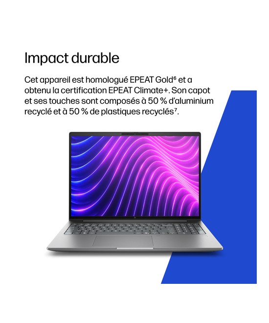 HP Station de travail portable Intel Core Ultra 7 356H / jusqu'à 4.7 GHz DW8D3ET#ABF