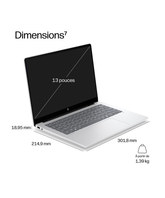 HP PC portable Intel Core Ultra 7 355 / jusqu'à 4.7 GHz E24E0ET#ABF