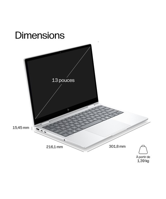 HP PC portable Intel Core Ultra 5 325 / jusqu'à 4.5 GHz E24E1ET#ABF