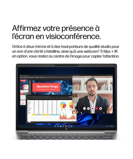 HP PC portable AMD Ryzen 5 220 / jusqu'à 4.9 GHz E0EX3ET#ABF