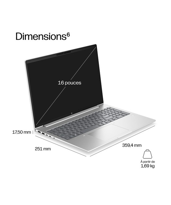 HP PC portable Intel Core 7 350 / jusqu'à 4.8 GHz E0EY5ET#ABF