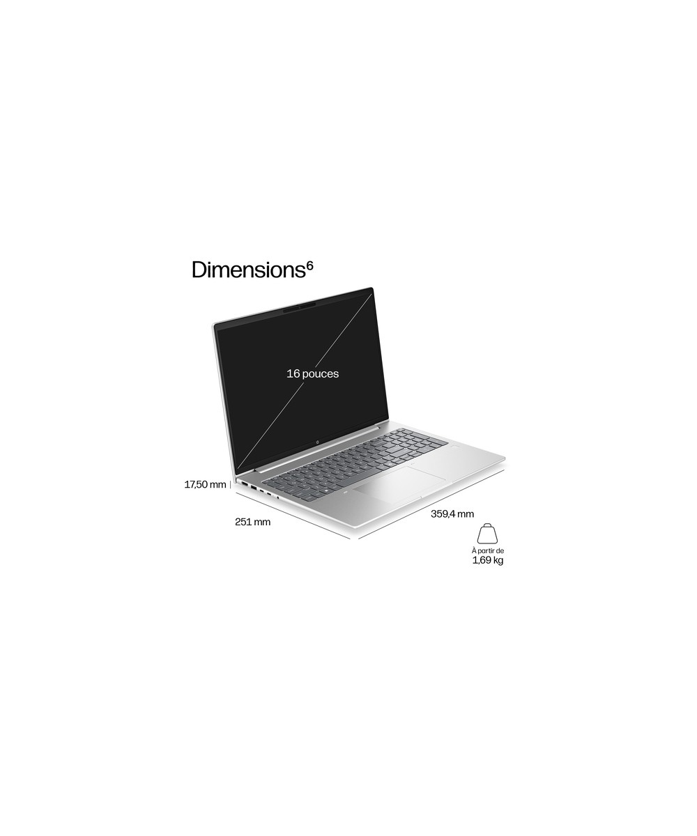 HP PC portable Intel Core 7 350 / jusqu'à 4.8 GHz E0EY5ET#ABF